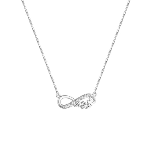 Infinite Mom Silver Necklace