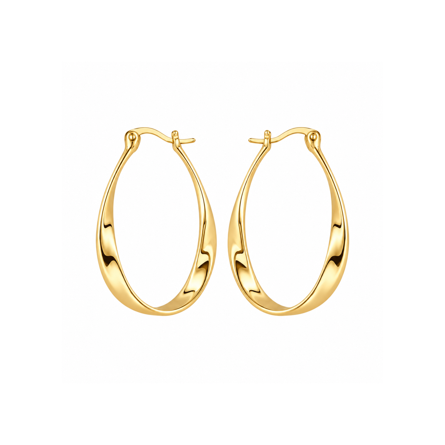 Golden Hoops Valentina