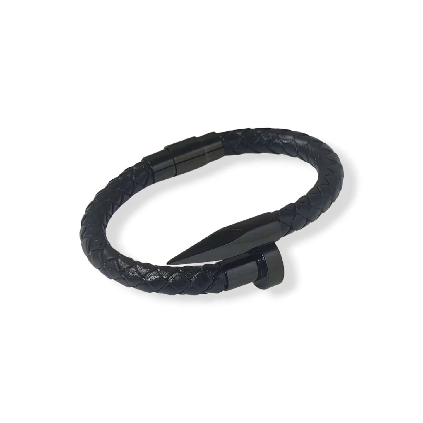 Black nail bracelet