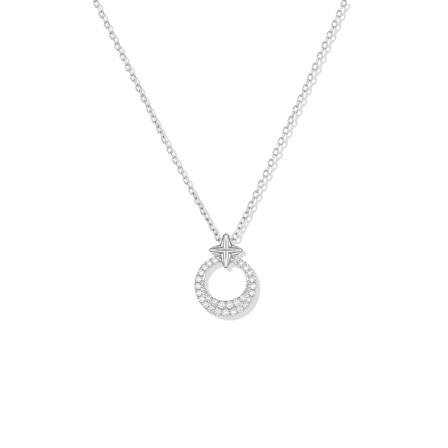 Silver Necklace Galaxy