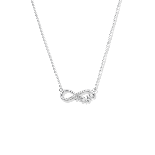 Infinite Mom Silver Necklace