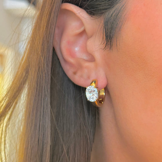 Goldn Hoops Circle Sarah