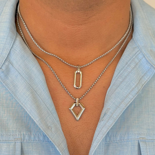 Silver Necklace Aurea