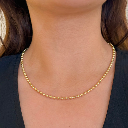 Golden Dots Necklace