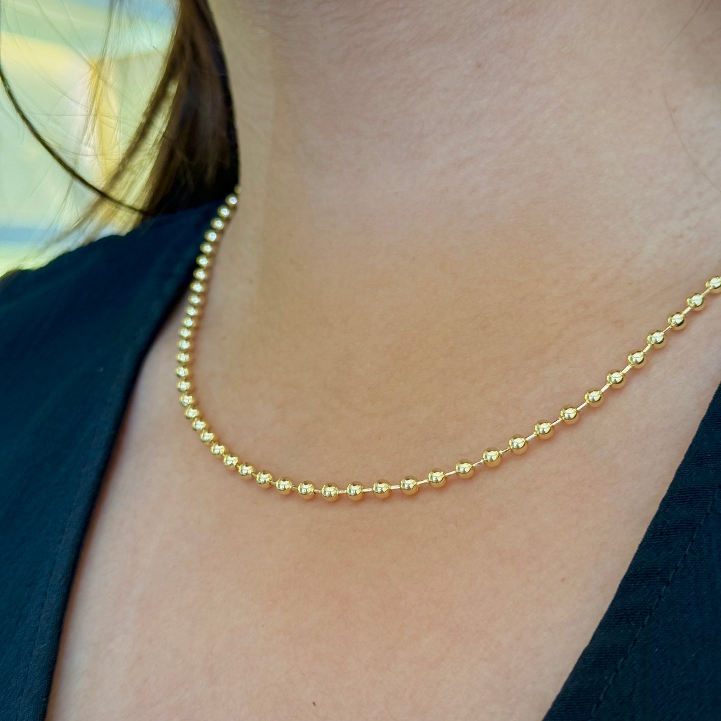 Golden Dots Necklace