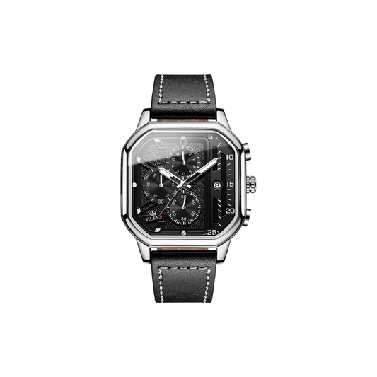 Pablo silver black watch