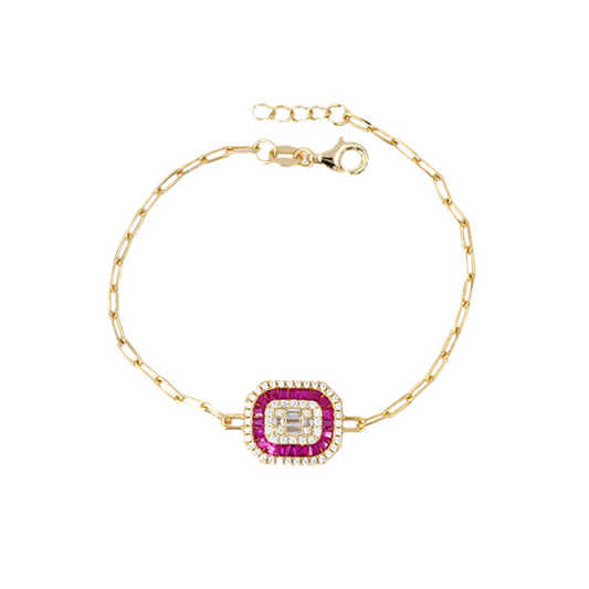 SQUARED FIGARO BRACELET