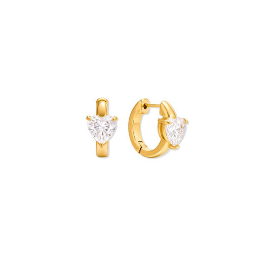 Golden Hoop Heart Sh